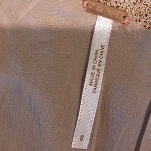 Free People Skirts - Free people metallic rose gold skirt size 8 Free People Skirts - Free people metallic rose gold skirt size 8